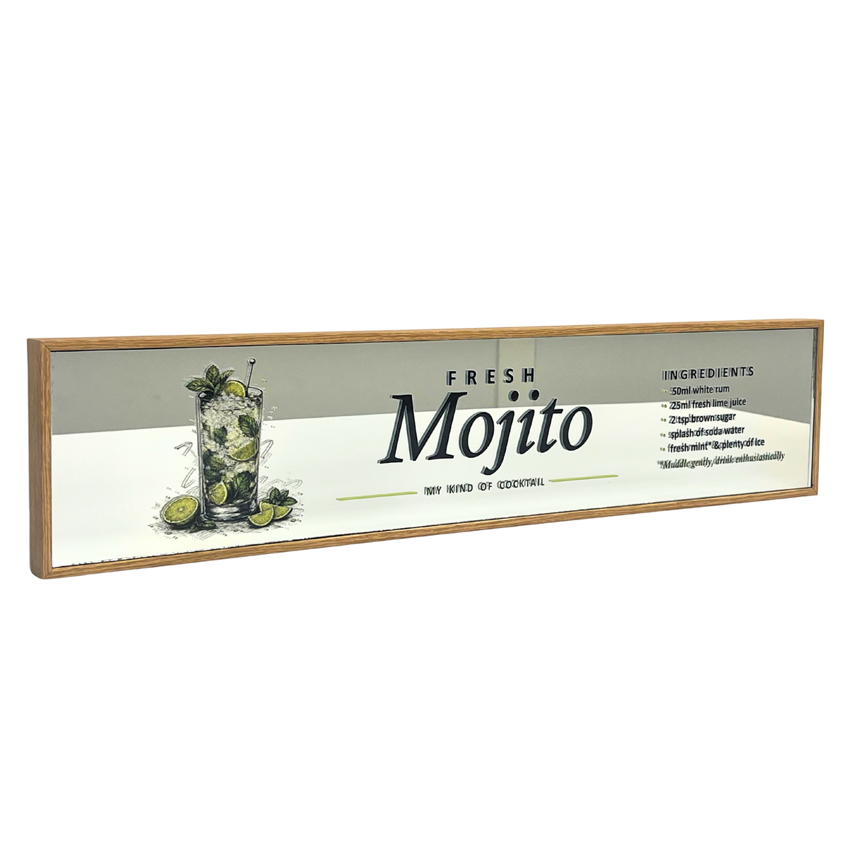 Mojito - My Kind Of Cocktail Mirrored Sign