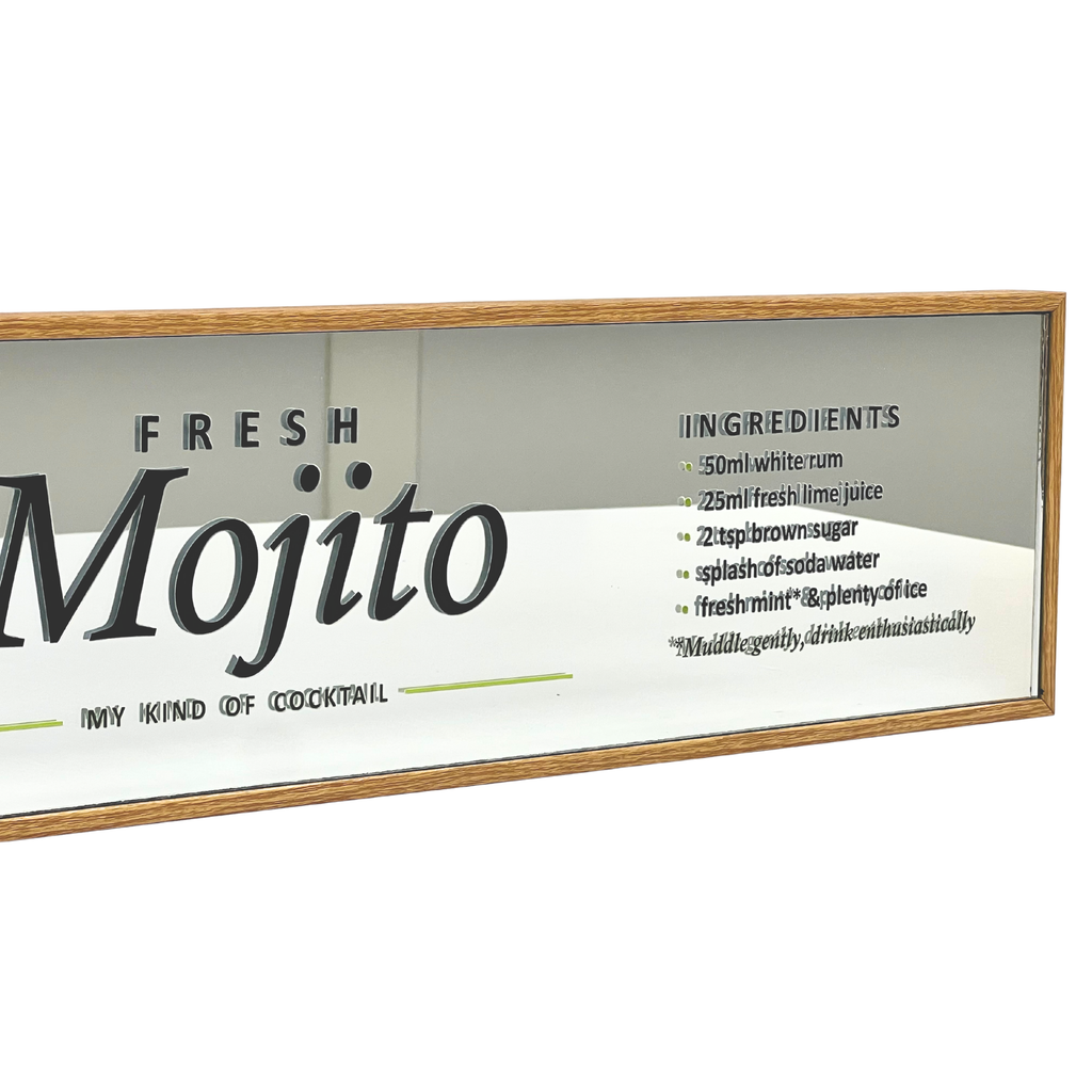 Mojito - My Kind Of Cocktail Mirrored Sign
