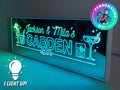 Personalised Garden Bar | LED Light Up Mirror