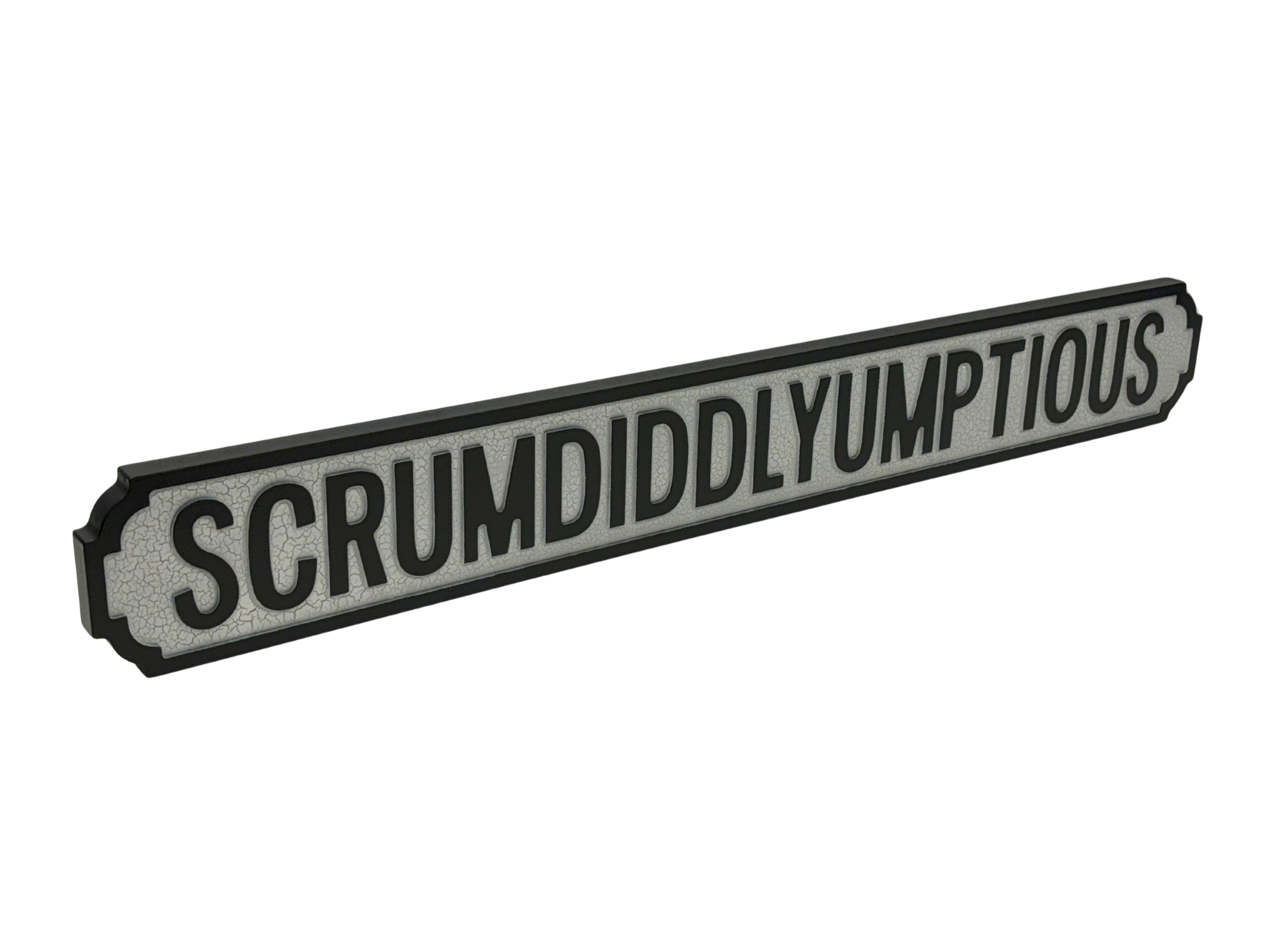 Scrumdiddlyumptious | Vintage-Style Street Sign