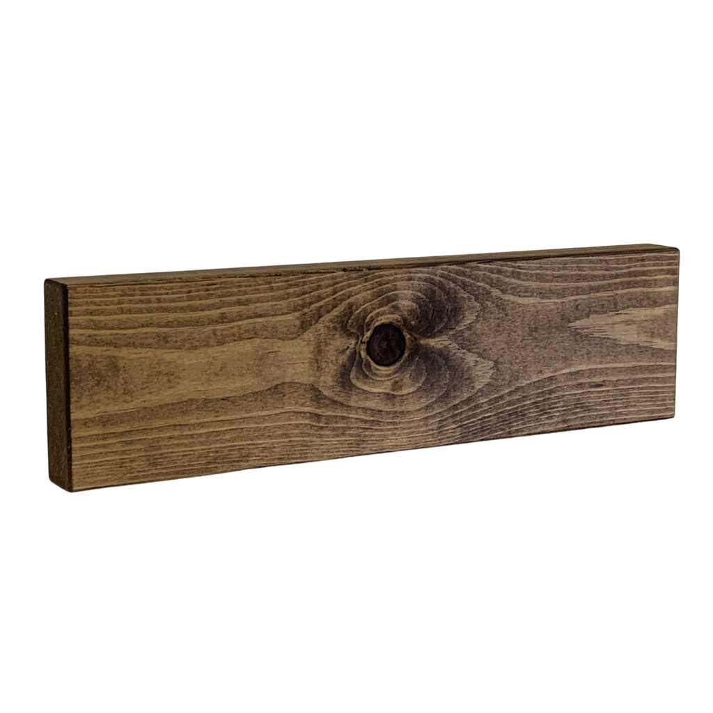 Beer Snob | Rustic Block Shelf Sitter