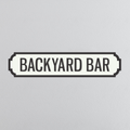 Backyard Bar - Vintage Street Sign