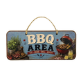 BBQ Area - Wooden Outdoor Sign