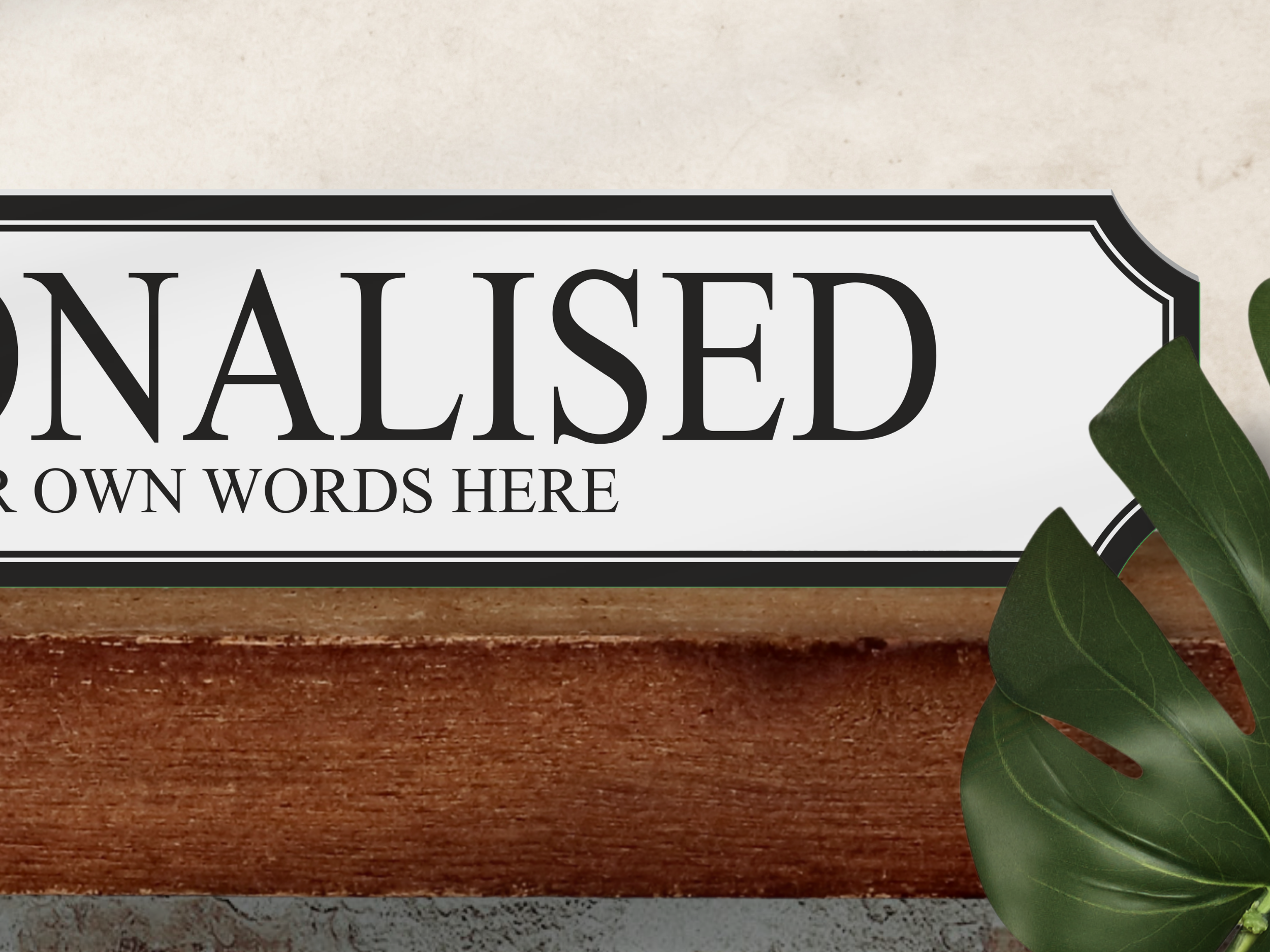 Personalised Bespoke | Wooden Sign (3 Colour Options)