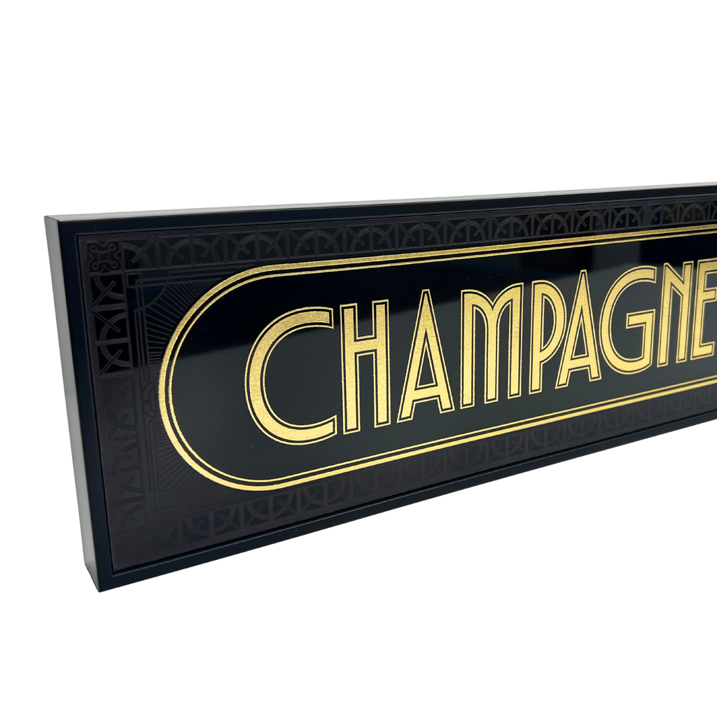 Champagne Lounge - Signature Foil Frame