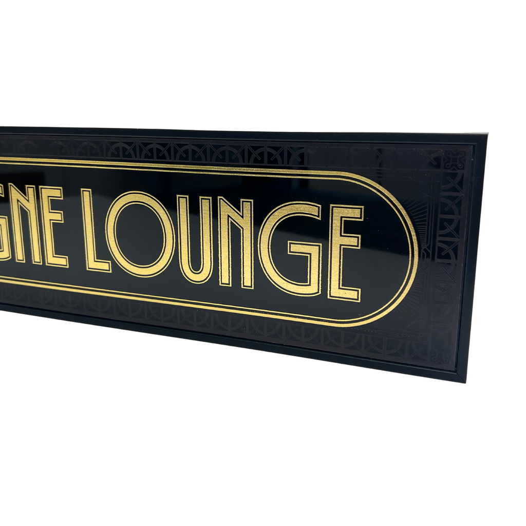 Champagne Lounge - Signature Foil Frame