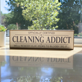 Cleaning Addict | Rustic Block Shelf Sitter