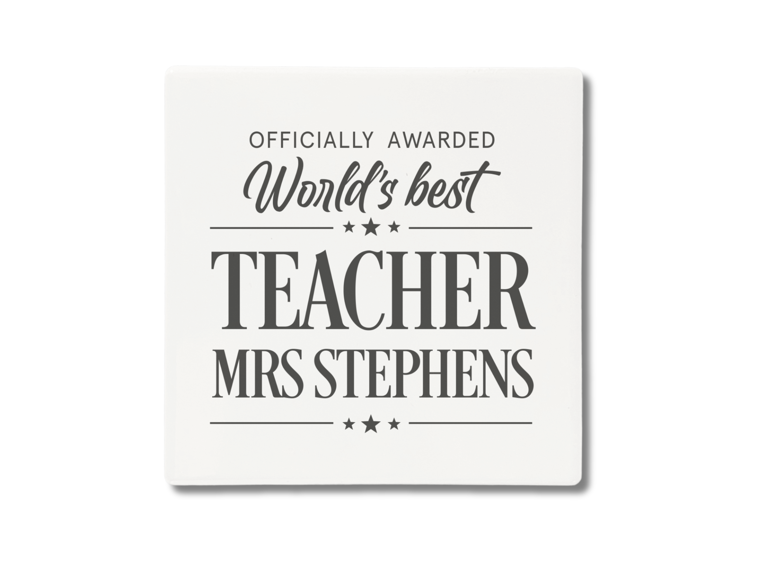 Personalised Teacher | Coaster