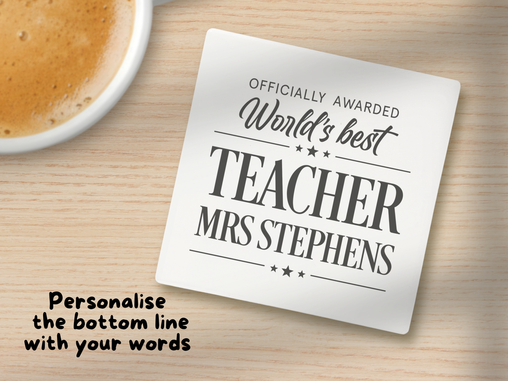 Personalised Teacher | Coaster
