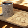 Mum's Well Deserved Coffee/Tea Break - Mug & Tray Gift Set