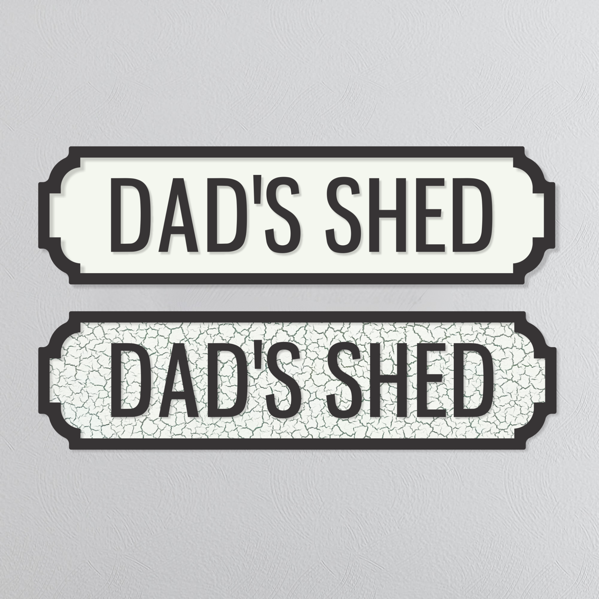 Dad's Shed - Vintage Street Sign