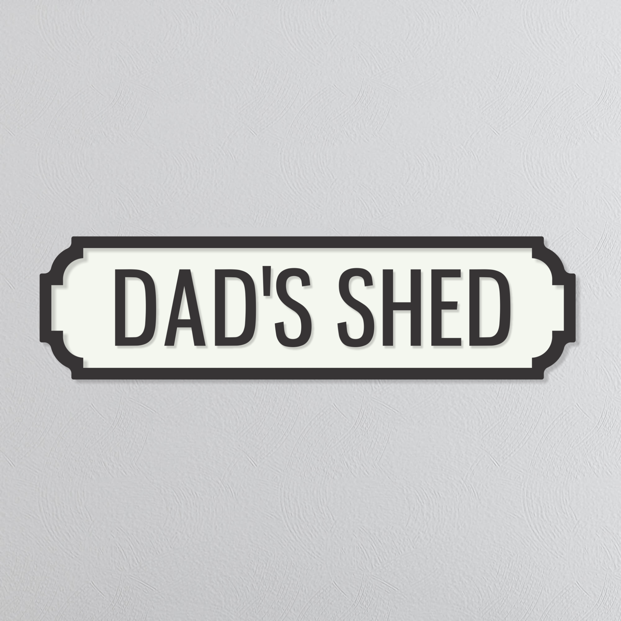 Dad's Shed - Vintage Street Sign