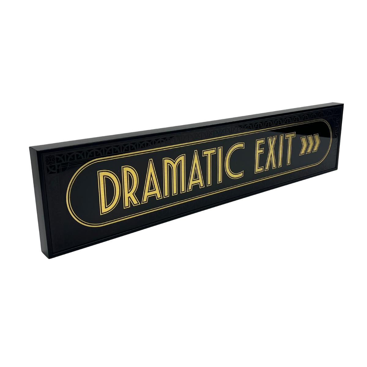 Dramatic Exit - Signature Foil Frame