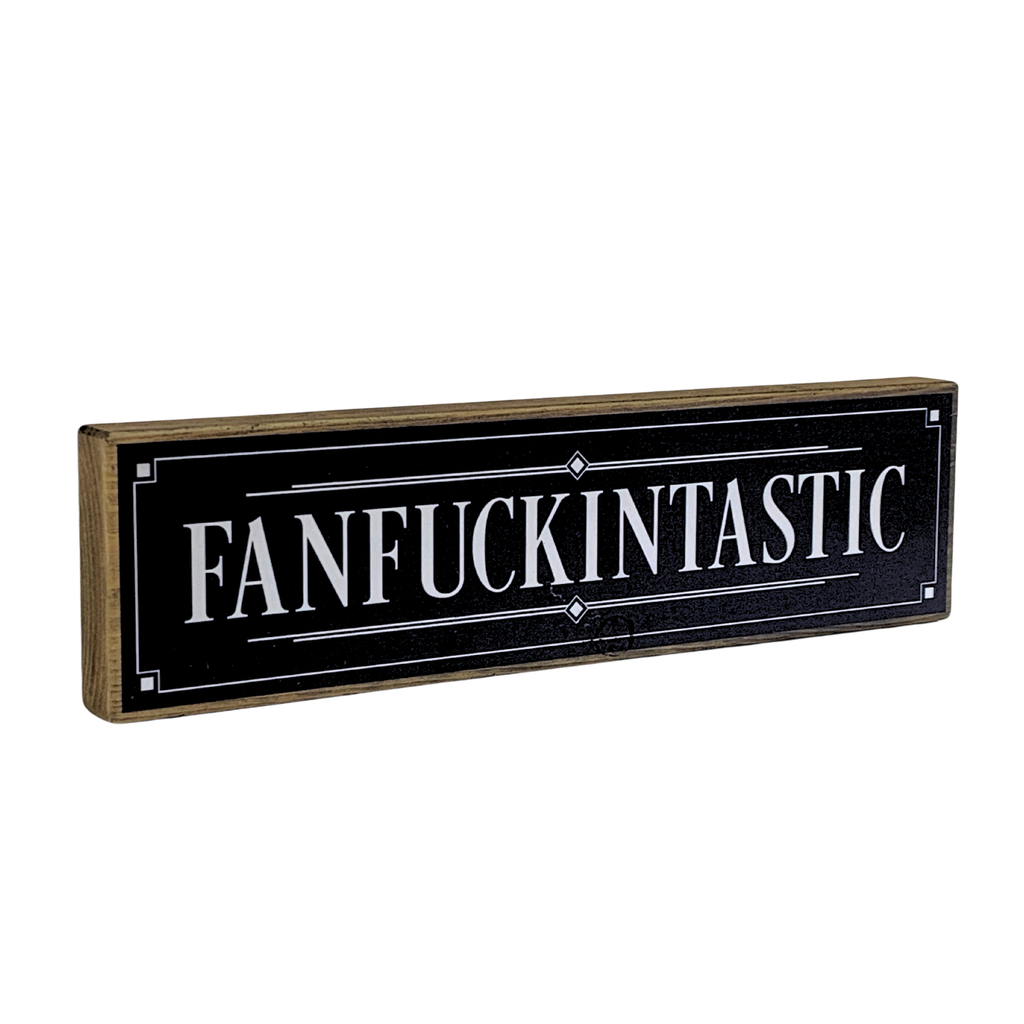 Fanfuckintastic | Rustic Block Shelf Sitter