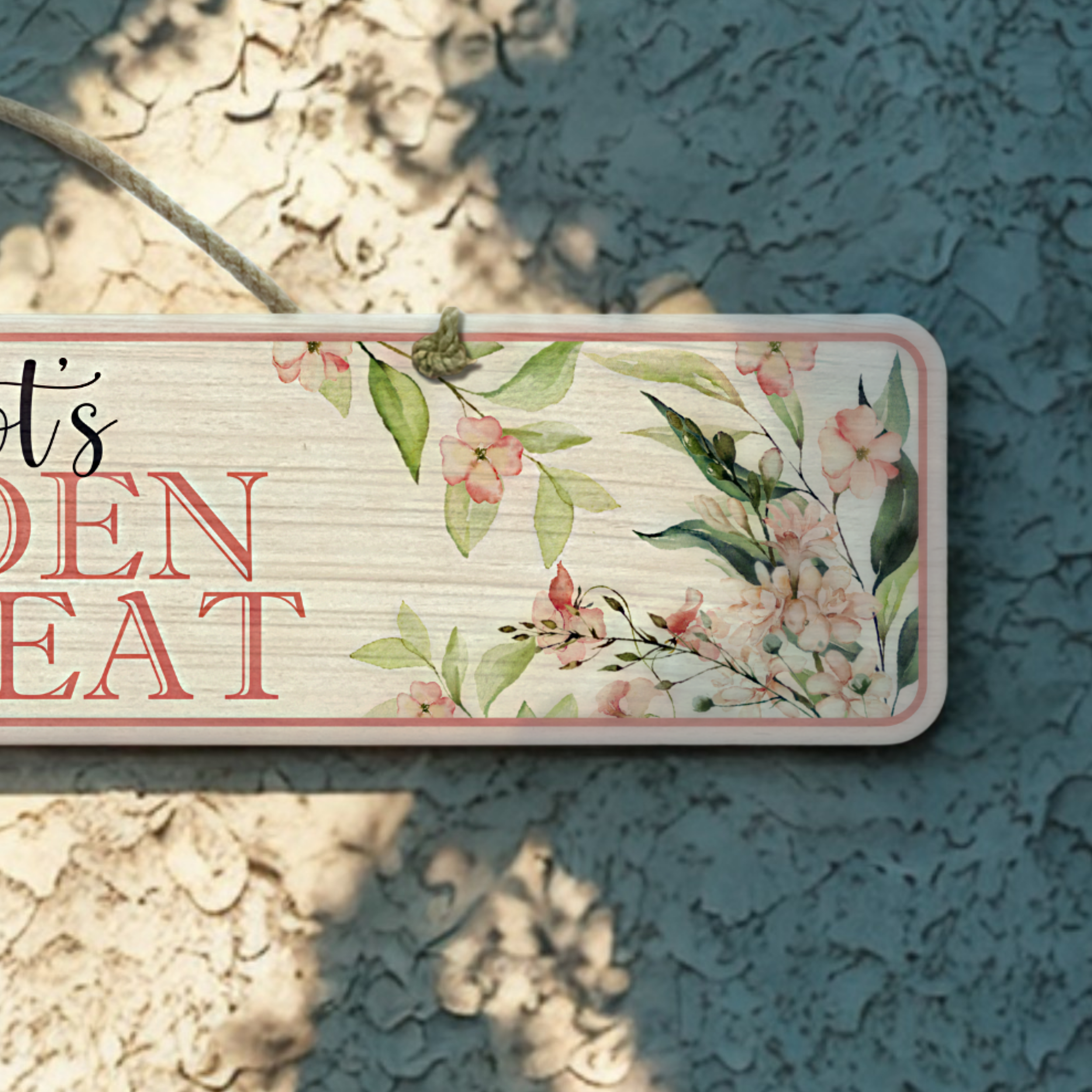 Personalised Outdoor Sign 'Garden Retreat'