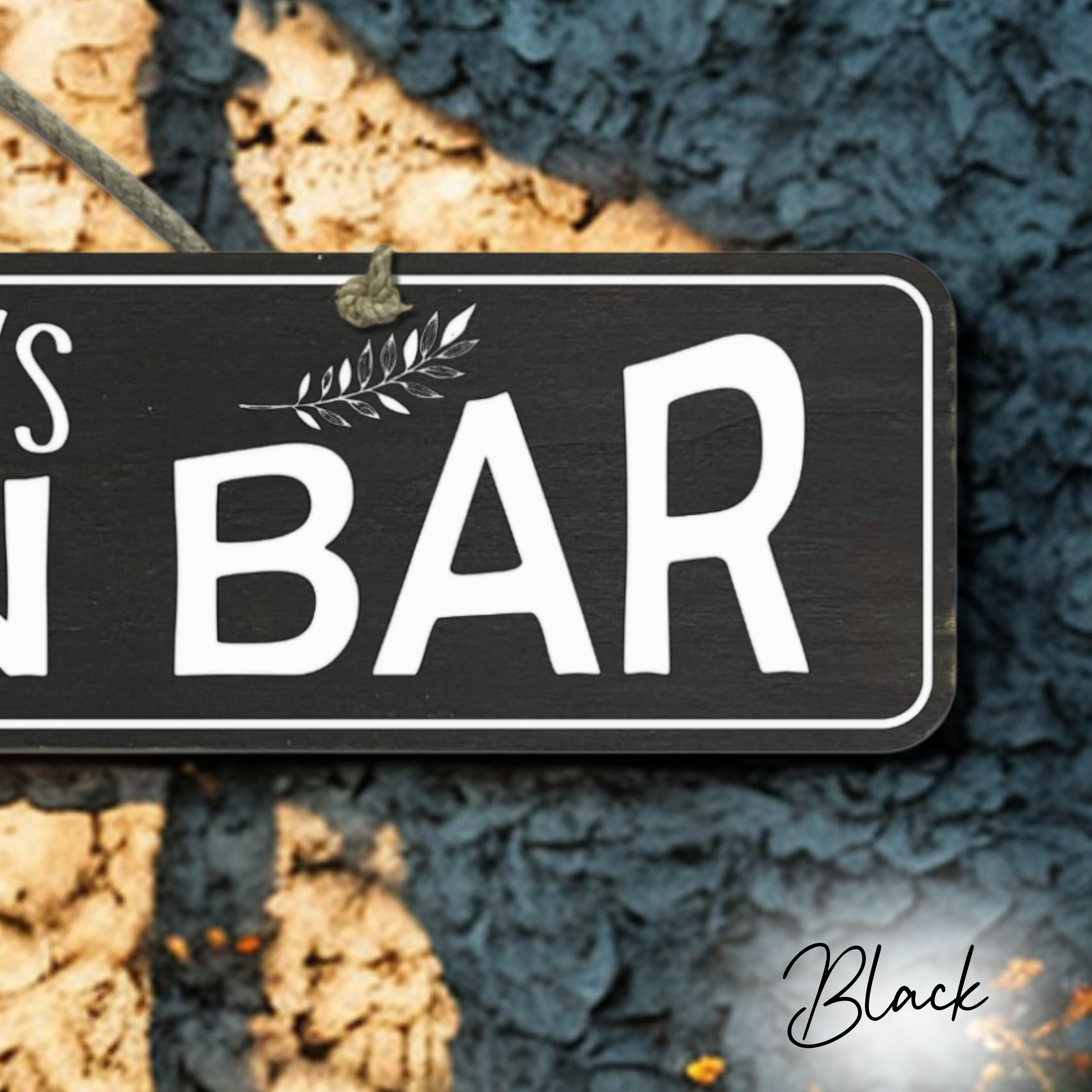 Personalised Outdoor Sign 'Garden Bar'