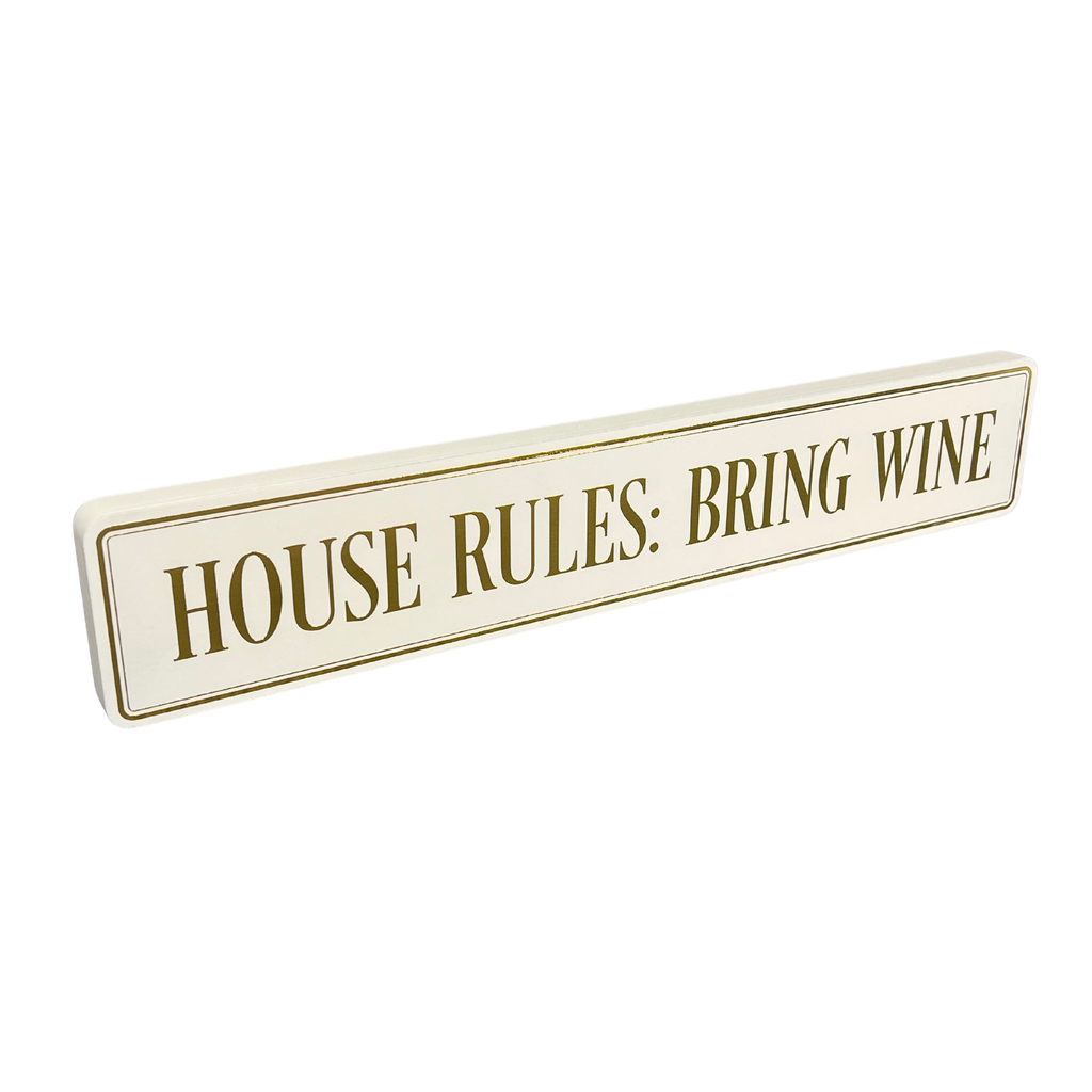 House Rules: Bring Wine - Gallery Block