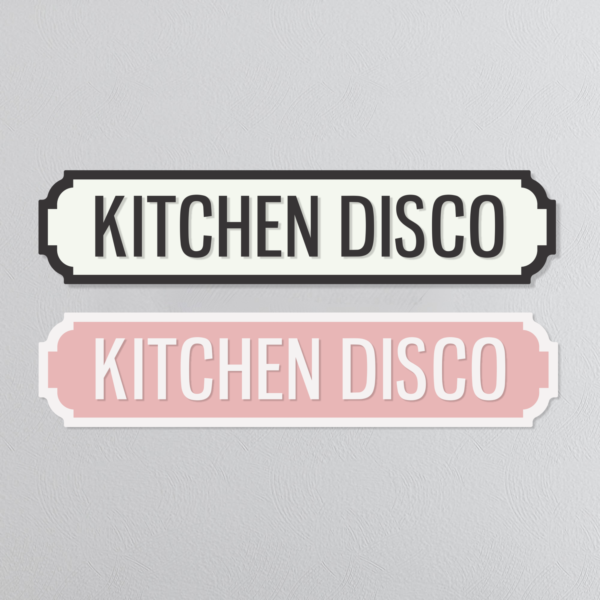 Kitchen Disco - Vintage Street Sign