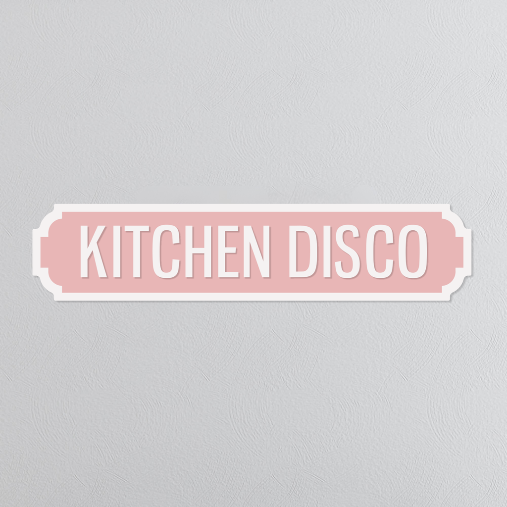 Kitchen Disco - Vintage Street Sign