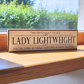Lady Lightweight | Rustic Block Shelf Sitter