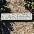 Garden - Wooden Outdoor Sign