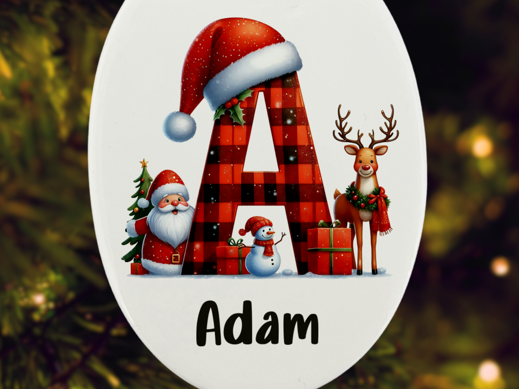 Personalised Name - Christmas Tree Ornament
