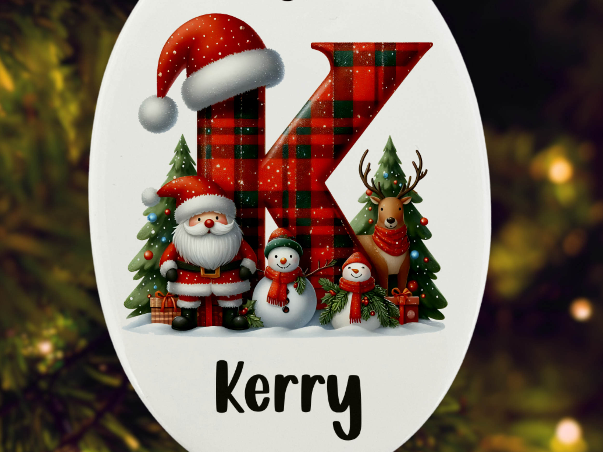 Personalised Name - Christmas Tree Ornament