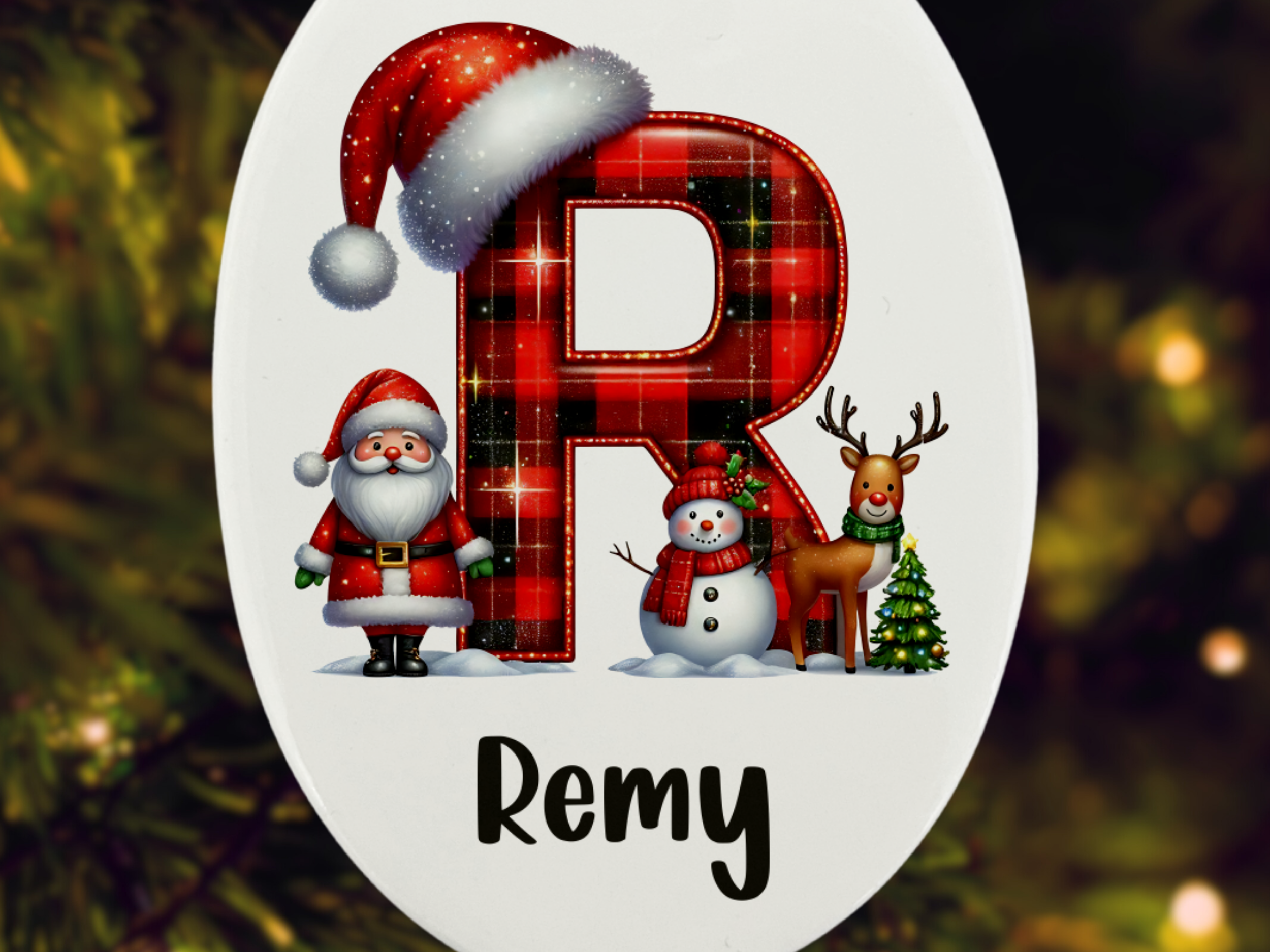 Personalised Name - Christmas Tree Ornament