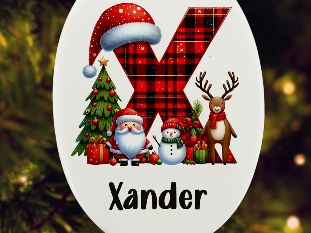 Personalised Name - Christmas Tree Ornament