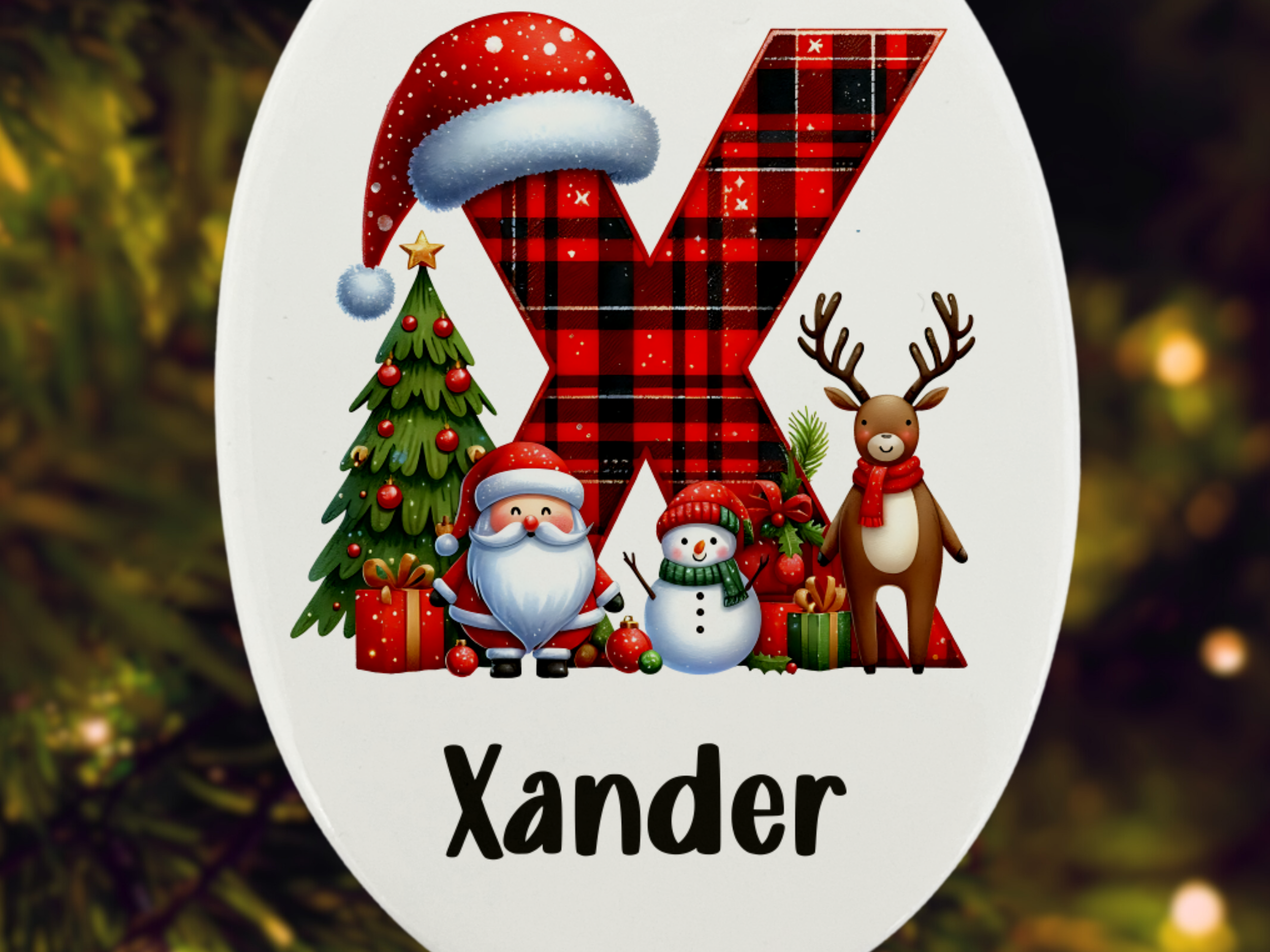 Personalised Name - Christmas Tree Ornament