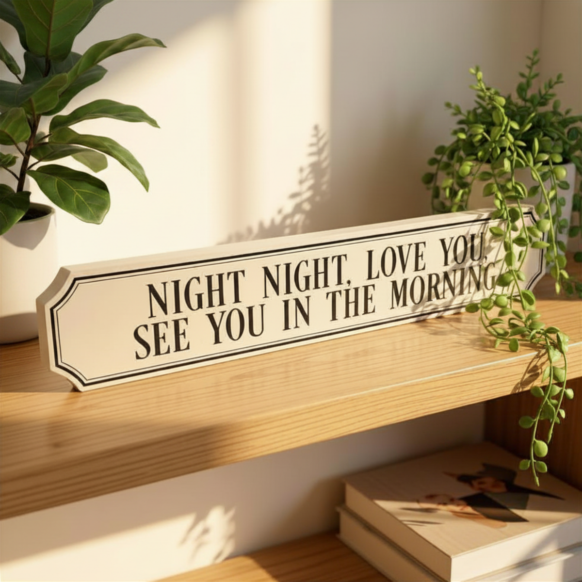 Night Night Love You See You In The Morning - Gallery Block