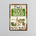 Dad’s Tool Shed | Rustic Effect Metal Sign
