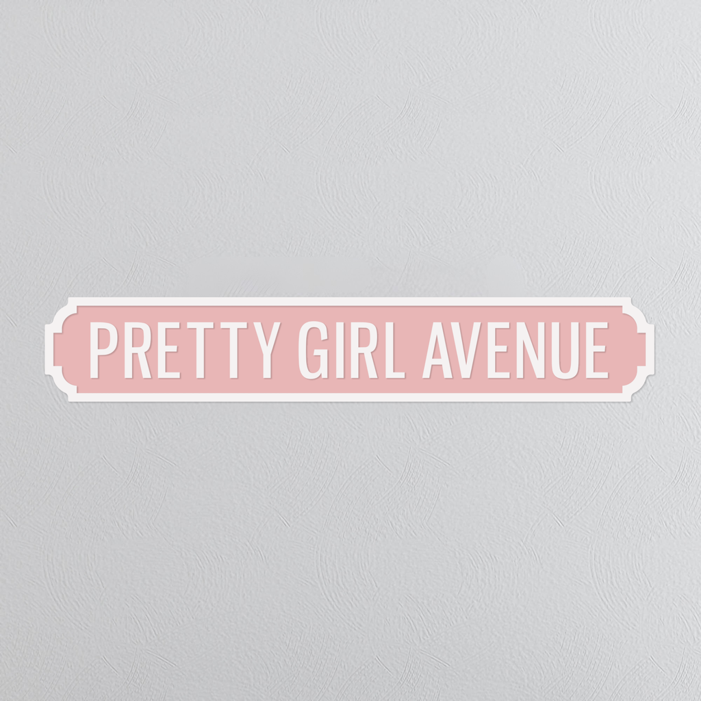 Pretty Girl Avenue - Vintage Street Sign