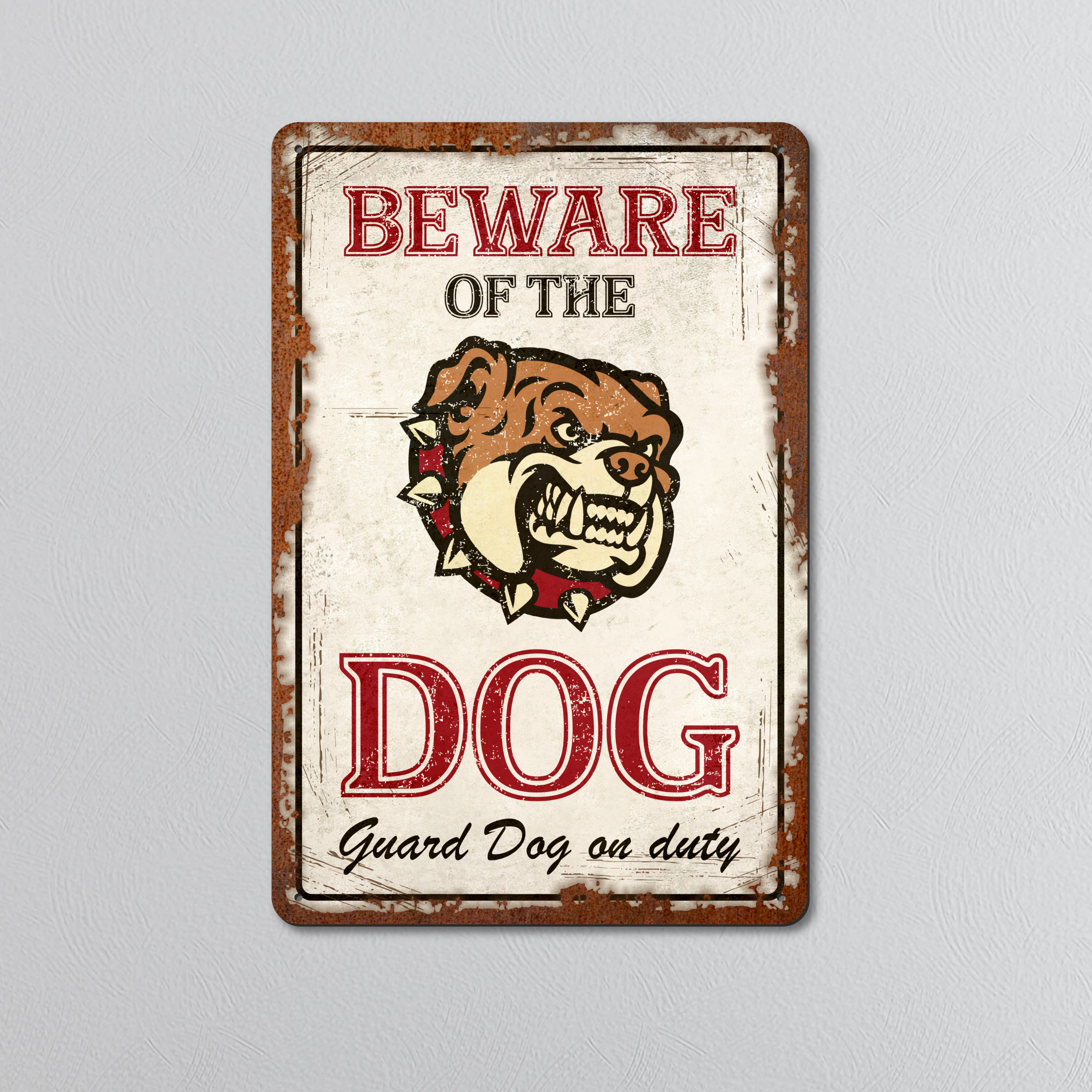 Beware of the Dog | Metal Sign