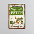 Vegetable Patch | Rustic Effect Metal Sign