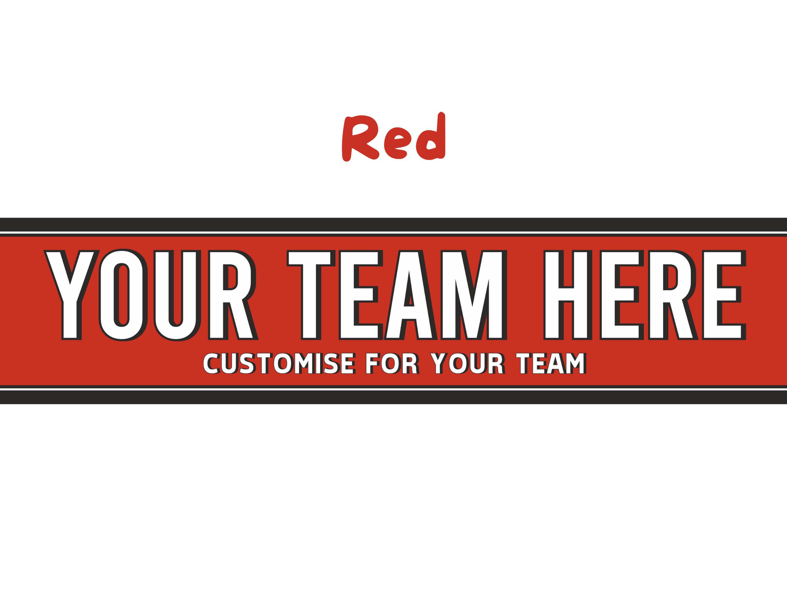 Personalised Football Team - Vintage Block