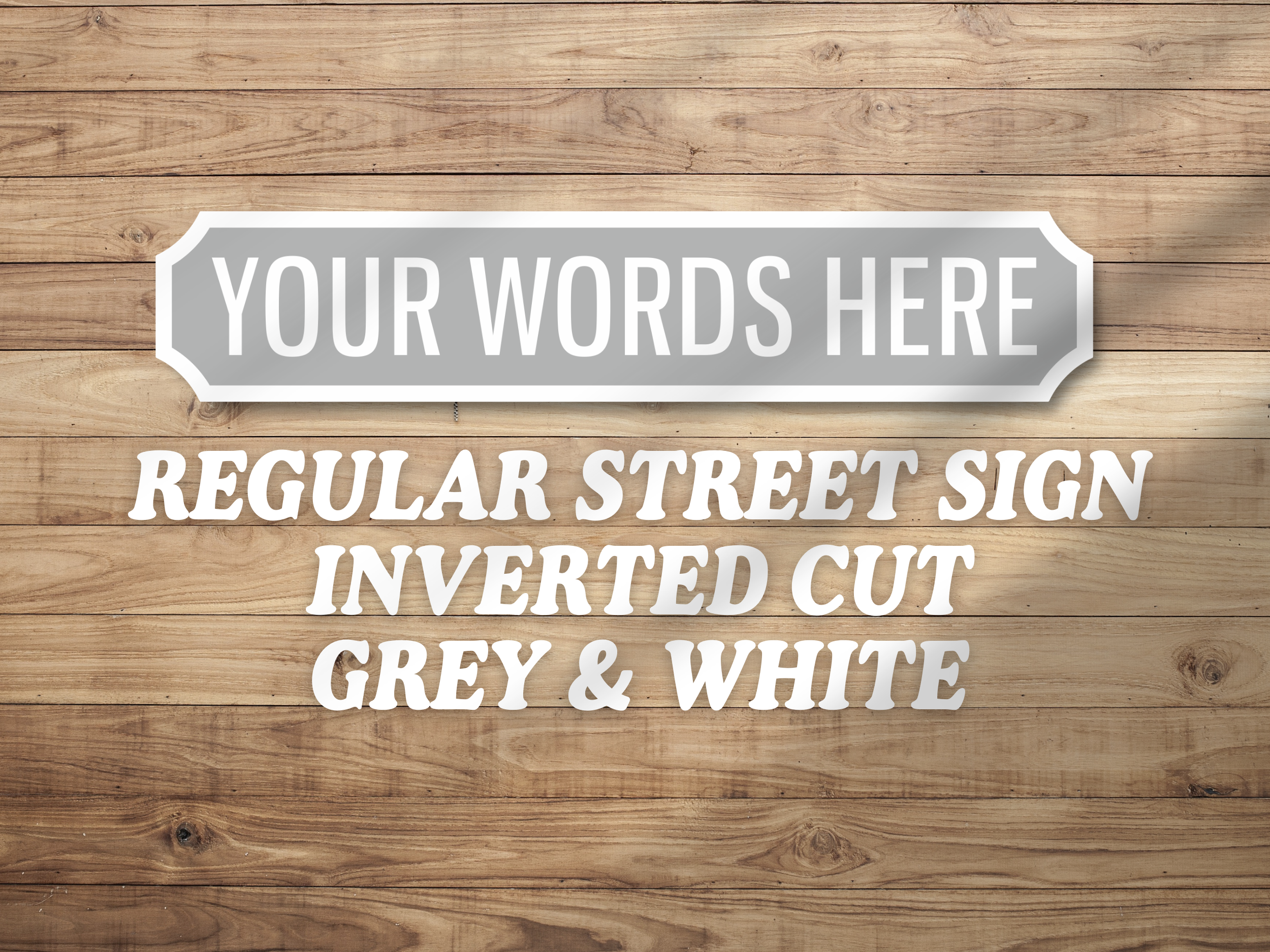 Personalised Vintage-Style Street Sign
