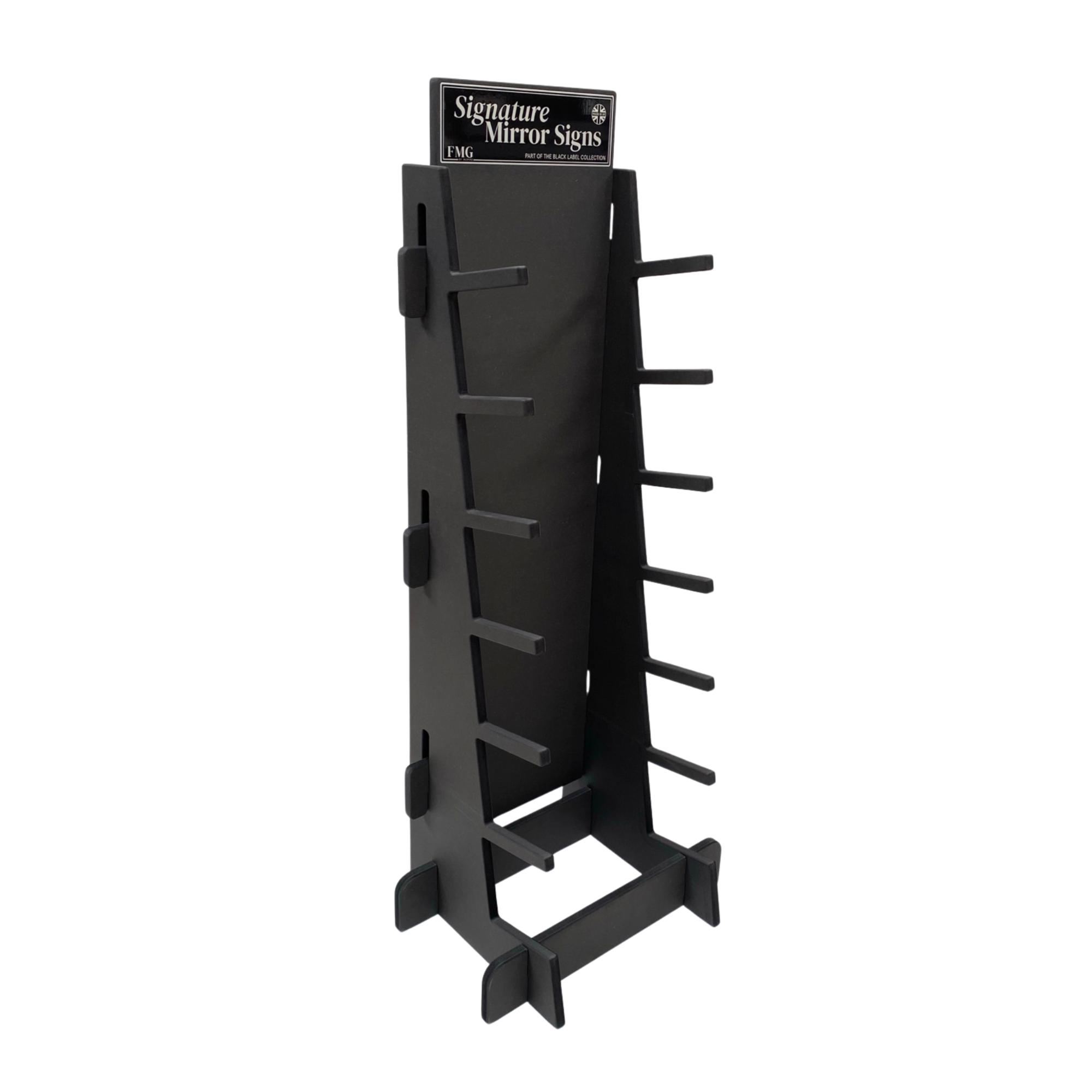 Single Sided Floor Display Unit | Signature Mirror Signs