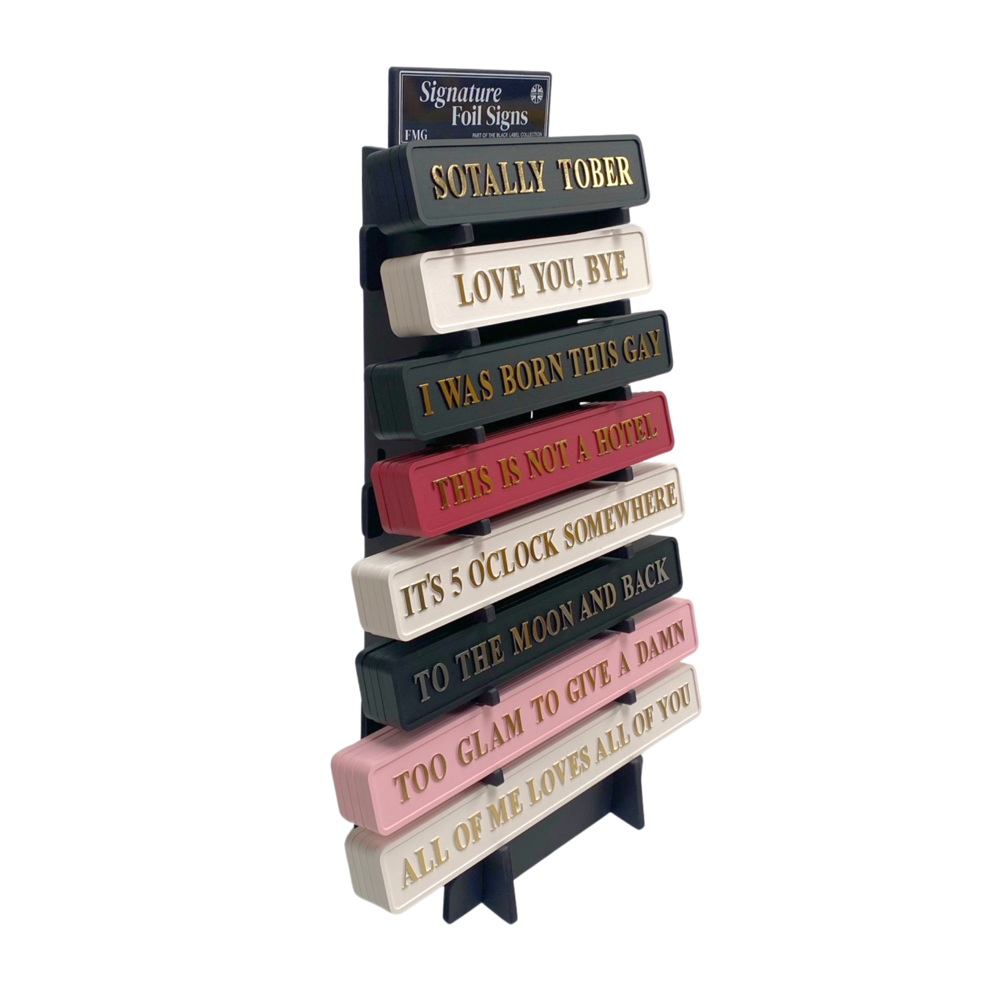 Single Sided Floor Display Unit | Signature Foil Signs