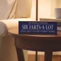 Sir Farts-A-Lot | Rustic Block Shelf Sitter