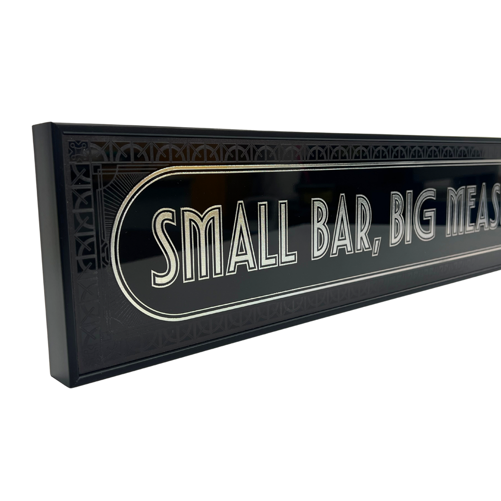 Small Bar Big Measures - Signature Foil Frame