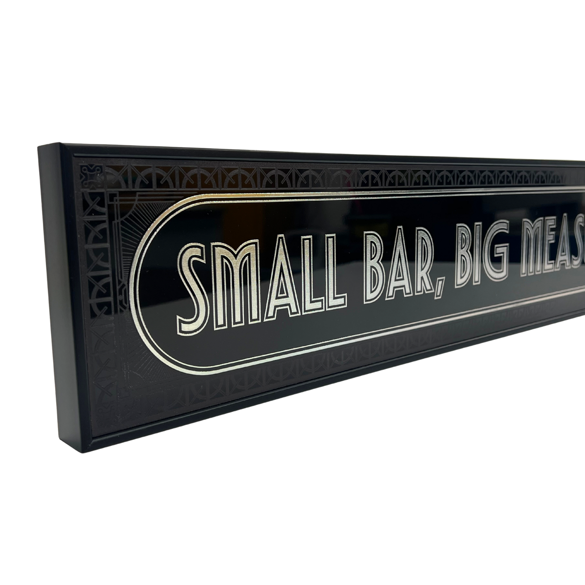 Small Bar Big Measures - Signature Foil Frame