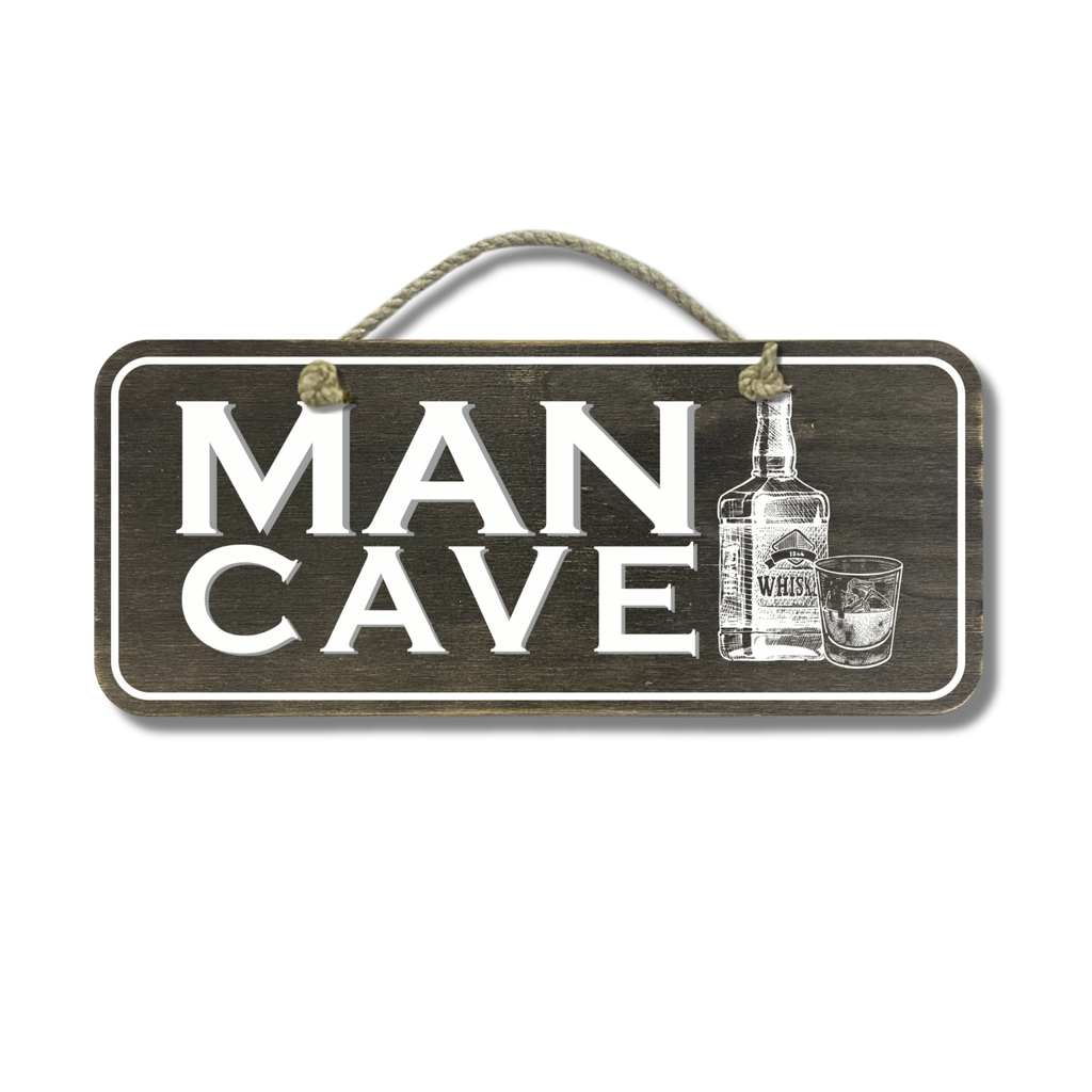 Man Cave - Wooden Outdoor Sign