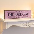 The Babe Cave | Rustic Block Shelf Sitter