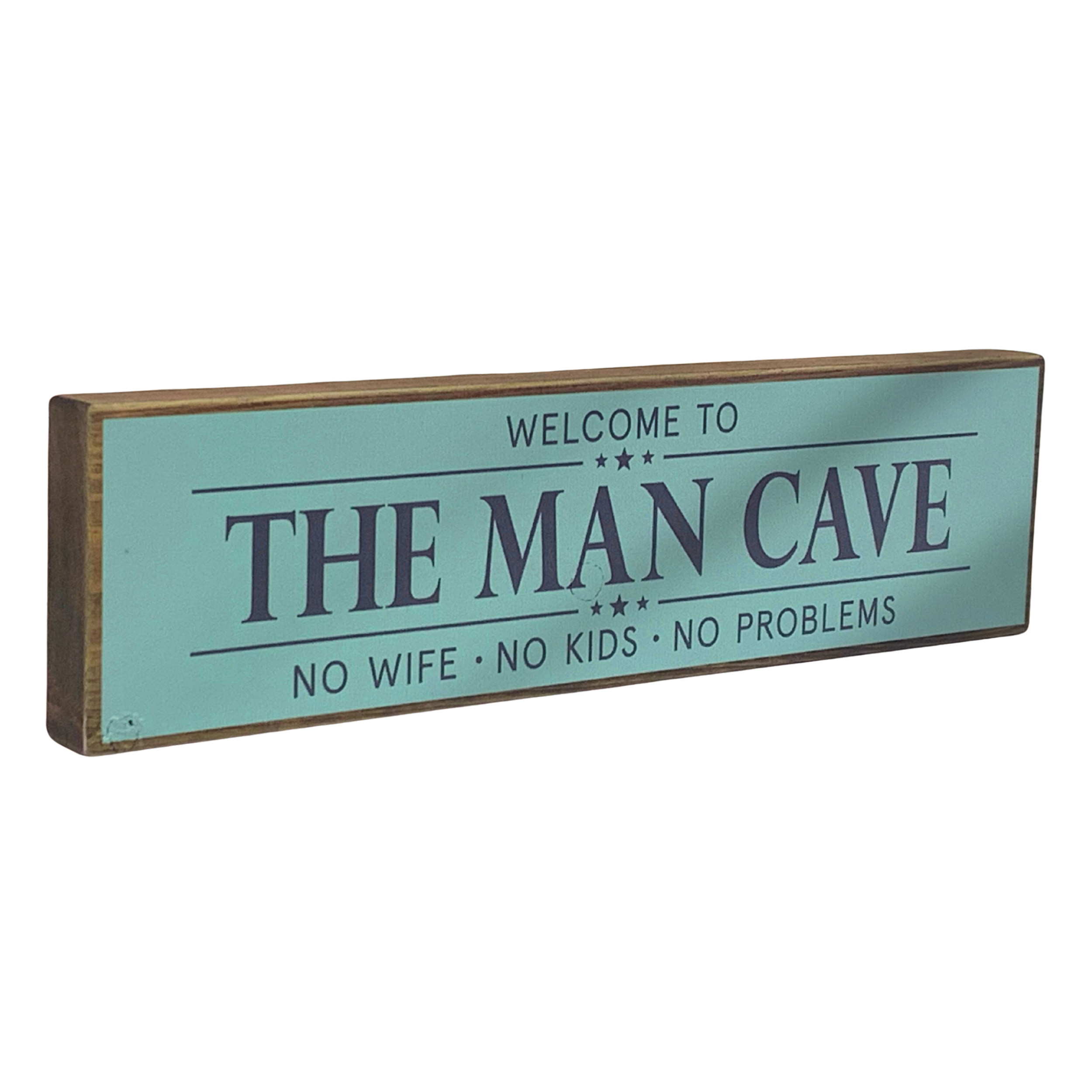 The Man Cave | Rustic Block Shelf Sitter