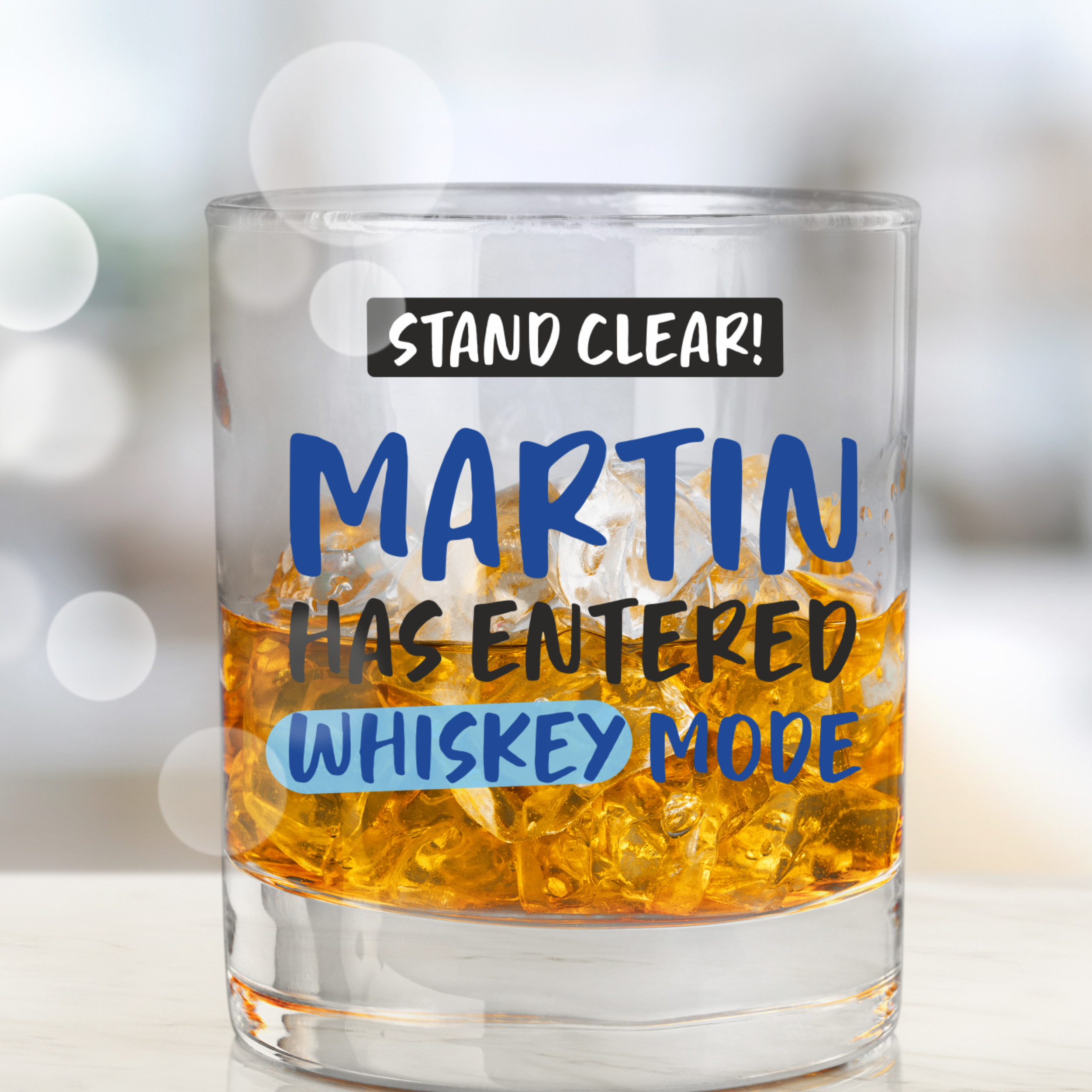 Personalised Whiskey Tumbler - Drink Glass