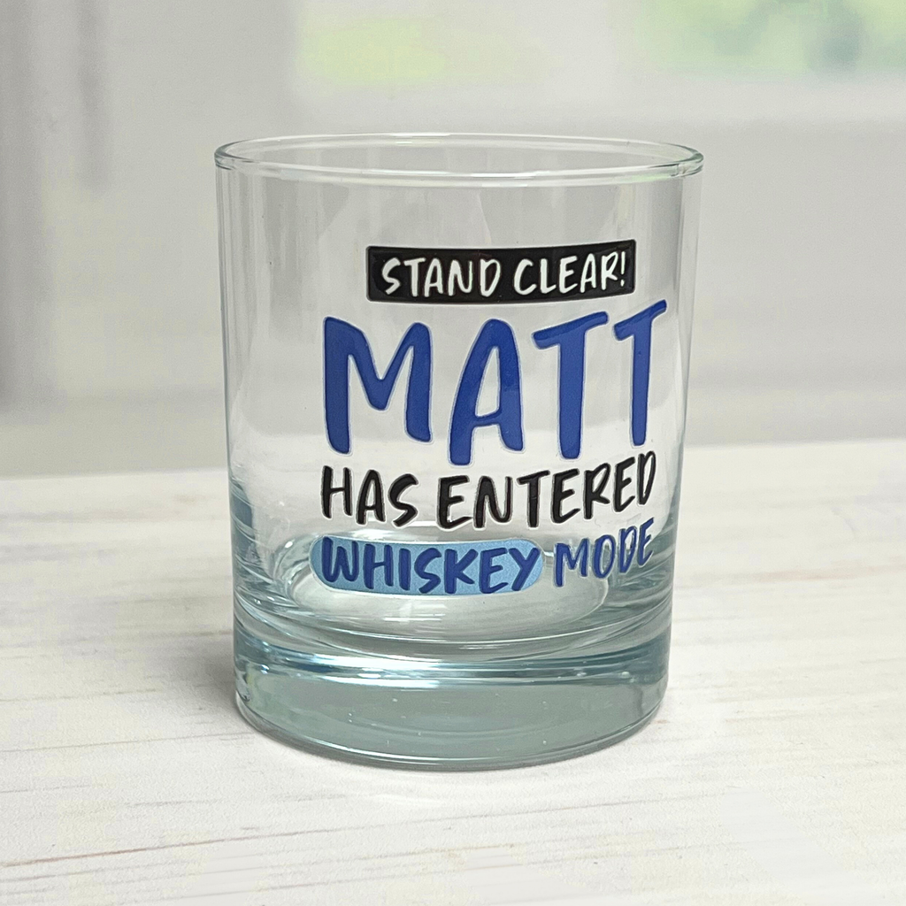 Personalised Whiskey Tumbler - Drink Glass