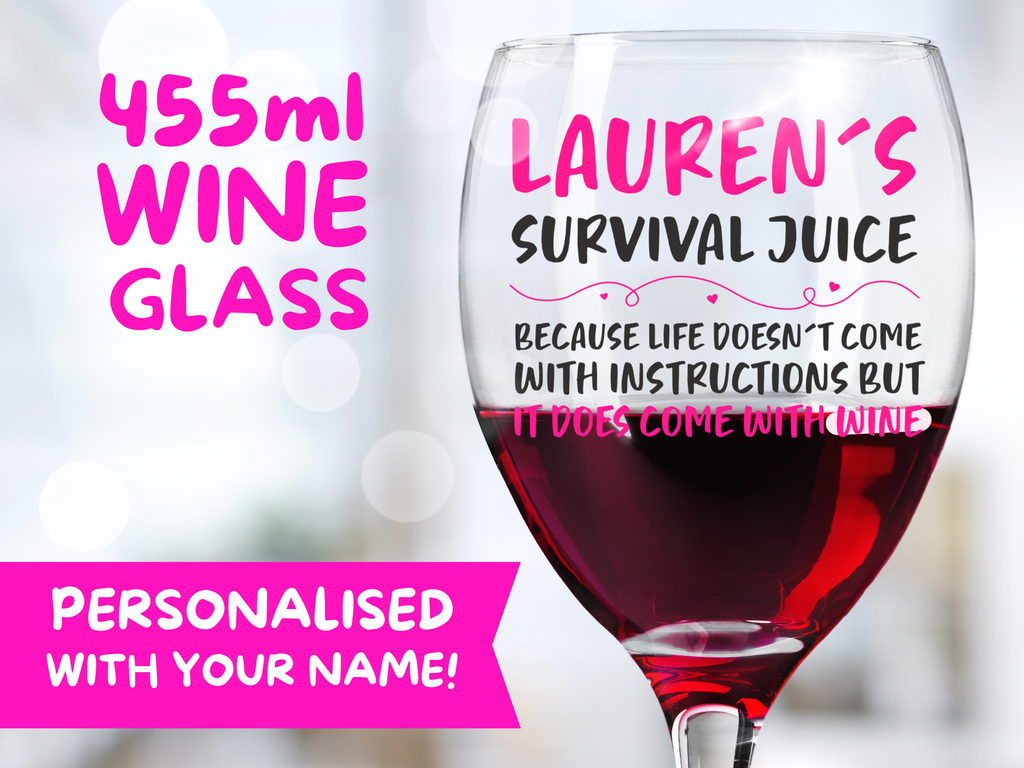 Personalised Wine Glass - Drink Glass