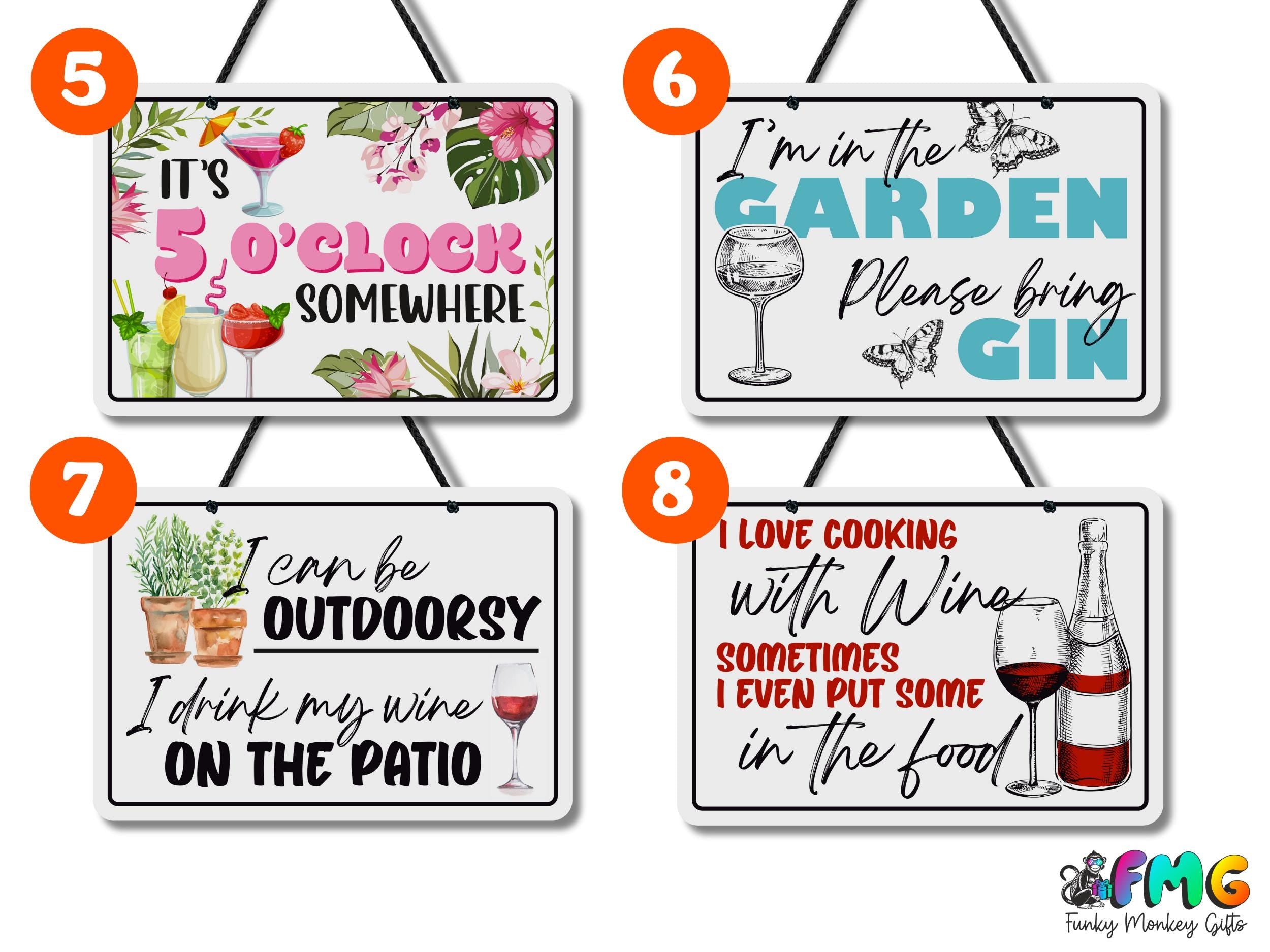 Garden Bar | Metal Signs (Multiple designs)