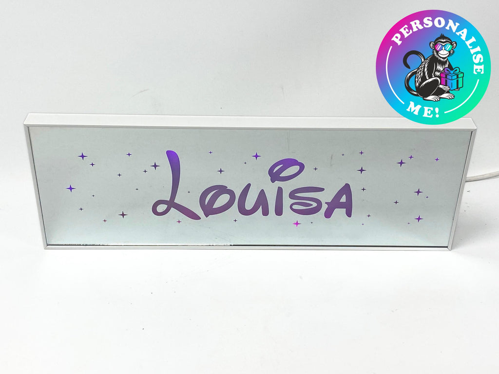Personalised Disney Name | LED Light Up Mirror